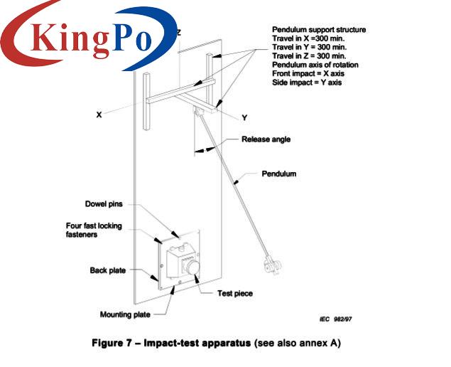 Electric Car Accessories Mechanical Strength 1~6J Energy Pendulum Impact test Apparatus