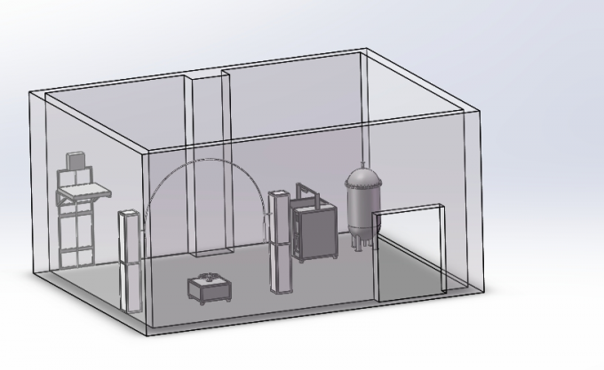 elevator hard pendulum shock device
